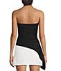 Gianni Bini Camille Strapless Asymmetrical Knit Blouse - Image 2
