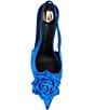 Gianni Bini Carmona Satin Rosette Pointed Toe Slingback Pumps - Image 5