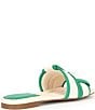 Color:Sweet Cream - Image 2 - Caruso Leather Woven Flat Sandals