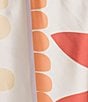 Gianni Bini Gianni Bini Charlie Point Collar Short Sleeve Button Front Printed Satin Coordinating Blouse, Color:Sunburst - Image 5