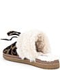 Gianni Bini Cheeree Leopard Embellished Rhinestone Bow Faux Fur Slippers - Image 3