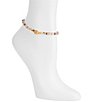 Gianni Bini Circe Multicolor Bead Sun Charm Anklet - Image 1
