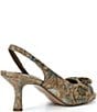 Gianni Bini Clancee Jacquard Mini Bow Slingback Dress Sandals - Image 2