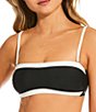Gianni Bini Color Block Detachable Straps Bandeau Swim Top - Image 1