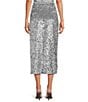 Gianni Bini Corey Coordinating Sequin Pencil Midi Skirt - Image 2