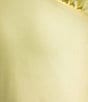 Gianni Bini Daisy Satin V-Neck Sleeveless Mini Dress, Color:Light Yellow - Image 3