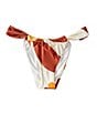 Gianni Bini Daisy Tanga Scoop Front Swim Bottom, Color:Brown - Image 4