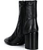 Gianni Bini Darnold Tumbled Leather Block Heel Booties - Image 3