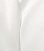 Color:Ivory - Image 3 - Dionne Satin Boat Neck Long Sleeve Mini Dress