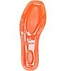 Color:Cara Orange - Image 6 - Dorritt Rhinestone Band Jelly Slides
