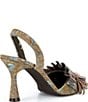 Gianni Bini Eaves Pleated Ruffle Jacquard Pointed Toe Pumps - Image 2