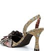 Gianni Bini Eaves Pleated Ruffle Jacquard Pointed Toe Pumps - Image 3