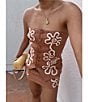 Gianni Bini Eileen Floral Strapless Coordinating Vest - Image 5