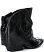 Gianni Bini Eller Leather Cuffed Block Heel Booties - Image 2