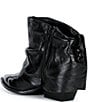 Gianni Bini Eller Leather Cuffed Block Heel Booties - Image 3