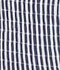 Gianni Bini Ellie Stripe Smocked Drop Waist Bubble Hem Dress, Color:White/Blue - Image 3