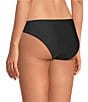 Gianni Bini Embroidered Over the Shoulder Strap Bralette Swim Top & Solid Retro Hipster Swim Bottom - Image 2
