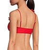 Gianni Bini Fabric Rosette Bralette Swim Top - Image 4