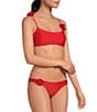 Gianni Bini Fabric Rosette Bralette Swim Top - Image 5