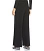 Gianni Bini Farrah Coordinating Wide Leg Lounge Pants, Color:Black - Image 2