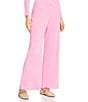 Gianni Bini Farrah Coordinating Wide Leg Lounge Pants, Color:Pop Pink - Image 1
