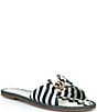 Gianni Bini Ferrel Striped Ornamented Slide Sandals - Image 1