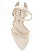 Color:Sweet Cream - Image 5 - Fitz Leather Strappy Sandals