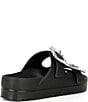 Gianni Bini Floatie Rhinestone Buckle EVA Pool Slide Sandals, Black - Image 2