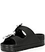 Gianni Bini Floatie Rhinestone Buckle EVA Pool Slide Sandals, Black - Image 4