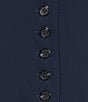 Gianni Bini Florian V-Neck Sleeveless Button Front Vest Top - Image 4