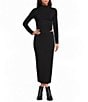 Gianni Bini Fold Over Knit Bodycon Maxi Skirt - Image 3