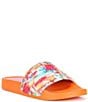 Gianni Bini Fyffer Two Sun Printed Rhinestone Pool Slide Sandals - Image 1
