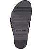 Color:Black - Image 6 - Gaige Suede Footbed Sandals