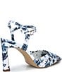 Gianni Bini Geno Printed Ankle Wrap Pointed Toe Pumps - Image 2
