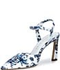 Gianni Bini Geno Printed Ankle Wrap Pointed Toe Pumps - Image 4