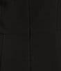 Color:Black - Image 3 - Harlow Asymmetrical One Shoulder Crepe Sheath Dress