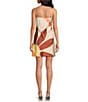 Gianni Bini Harper Satin V-Neck Sleeveless Slip Mini Dress, Color:Sunburst - Image 2