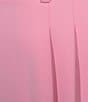 Gianni Bini Hartley Crepe Pleated Straight Wide Leg Coordinating Pants, Color:Pink - Image 4