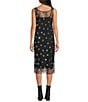 Gianni Bini Heidi Embellished Sheer Mesh Sleeveless Dress, Color:Black - Image 2