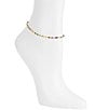 Gianni Bini Hera Multicolor Tiny Seed Bead Anklet - Image 1