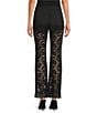 Gianni Bini High Rise Straight Leg Pull-On Lace Pants - Image 2