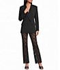 Gianni Bini High Rise Straight Leg Pull-On Lace Pants - Image 3