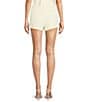 Gianni Bini Iris Crepe Mid Rise Coordinating Trouser Shorts - Image 2