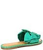 Color:Savory Green - Image 3 - Jaxson Faille Mismatched Buckle Flat Sandals