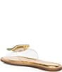 Gianni Bini Jaxx Clear Mismatched Rhinestone Ornament Flat Slide Sandals - Image 6