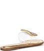 Gianni Bini Jaxx Clear Mismatched Rhinestone Ornament Flat Slide Sandals - Image 4