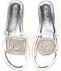 Gianni Bini Jaxx Clear Mismatched Rhinestone Ornament Flat Slide Sandals - Image 3