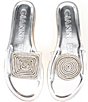 Gianni Bini Jaxx Clear Mismatched Rhinestone Ornament Flat Slide Sandals - Image 1
