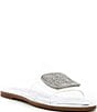 Gianni Bini Jaxx Clear Mismatched Rhinestone Ornament Flat Slide Sandals - Image 3