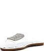 Gianni Bini Jaxx Clear Mismatched Rhinestone Ornament Flat Slide Sandals - Image 5